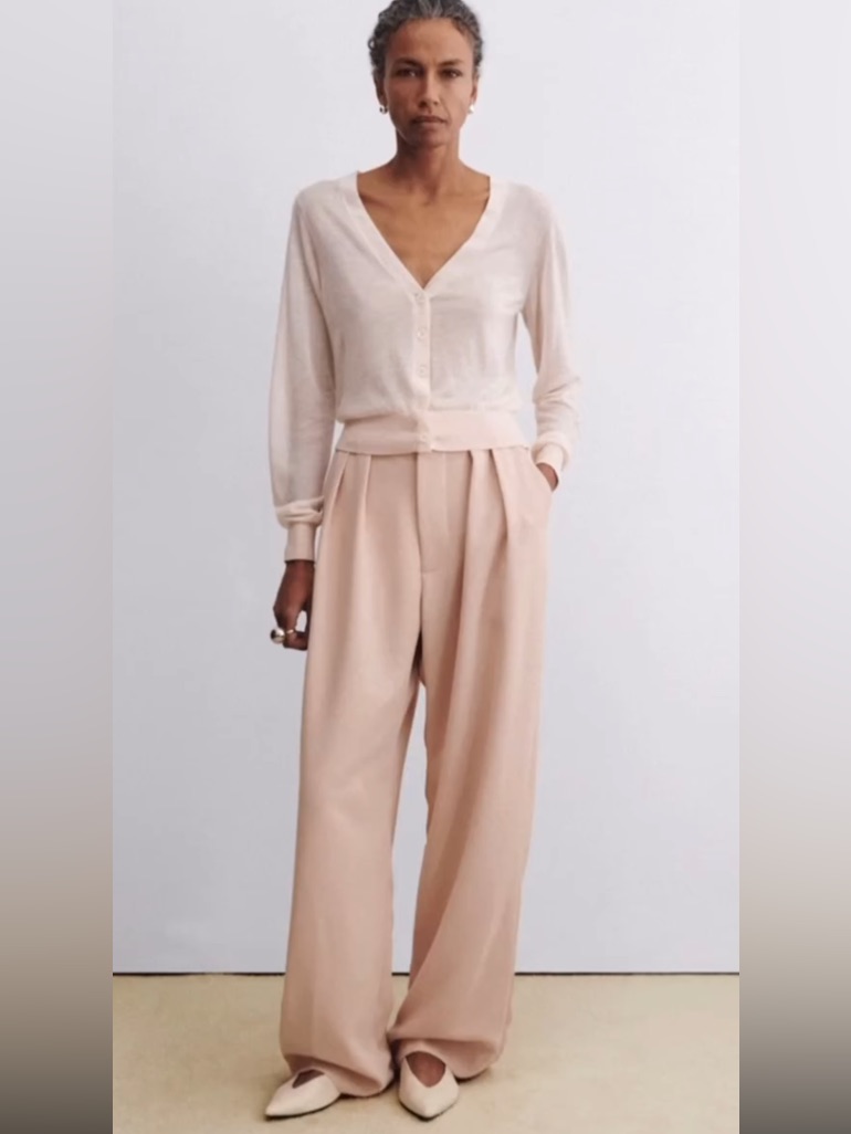 Rachel Comey Wide-Leg Hede Pants In Fawn
